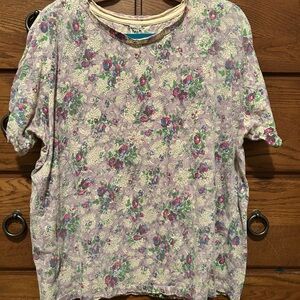 Magnolia Pearl Lavender Floral Top NWT